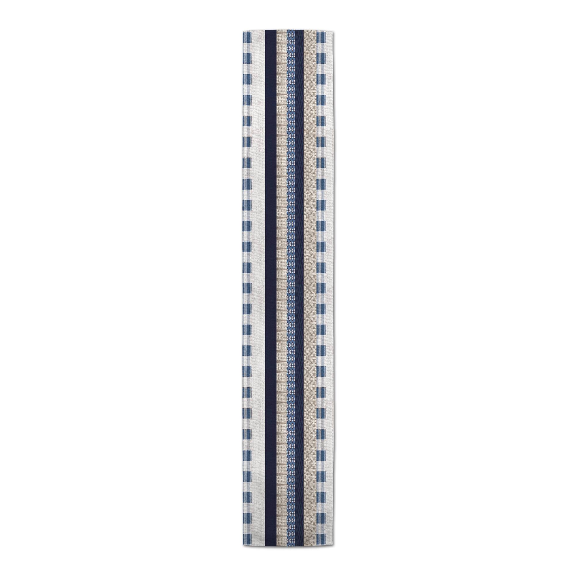 Designs Direct Patchwork Stripes Cotton Twill Runner